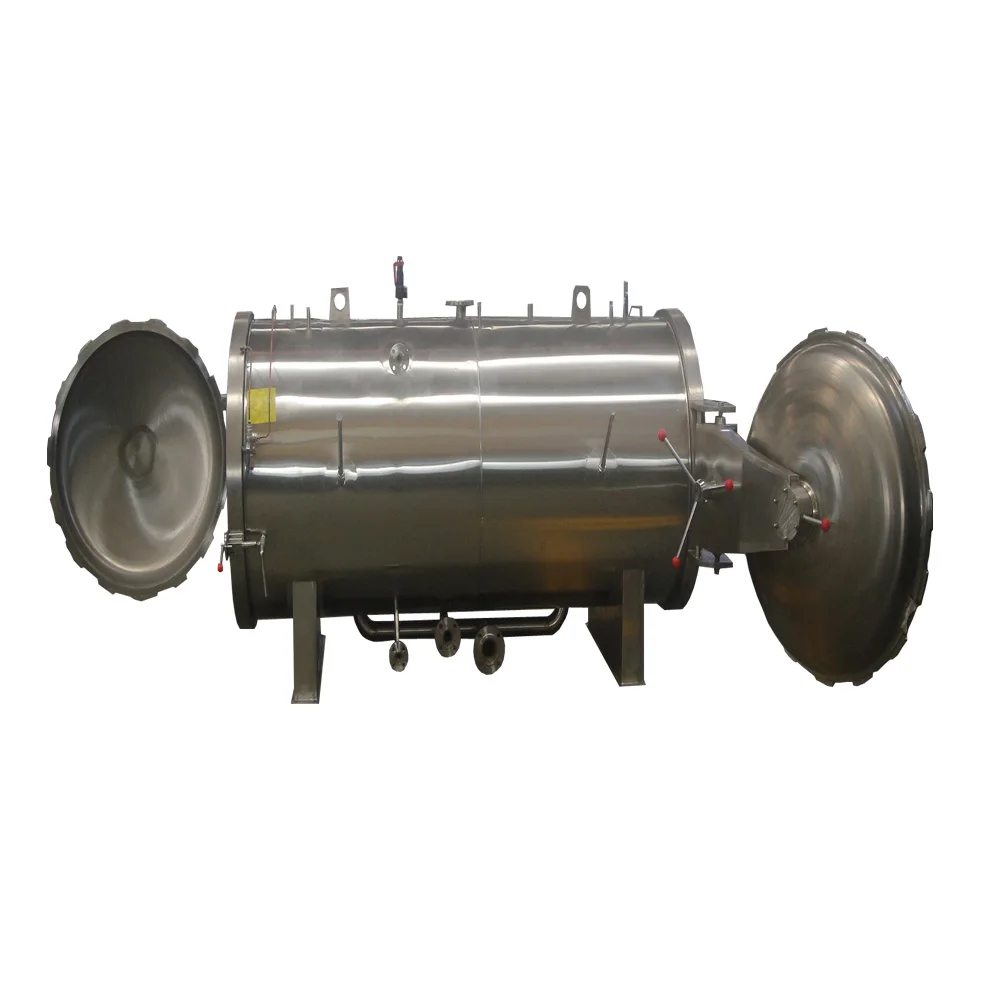 Stainless steel equipment double door water bath sterilization pot retort