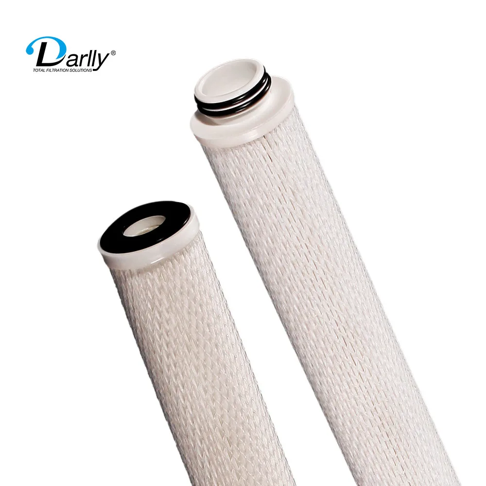 Good Feedback Darlly PP Glass Fiber Pleated Filter Cartridge MFF Series 30/40' For Industry Water Treatment