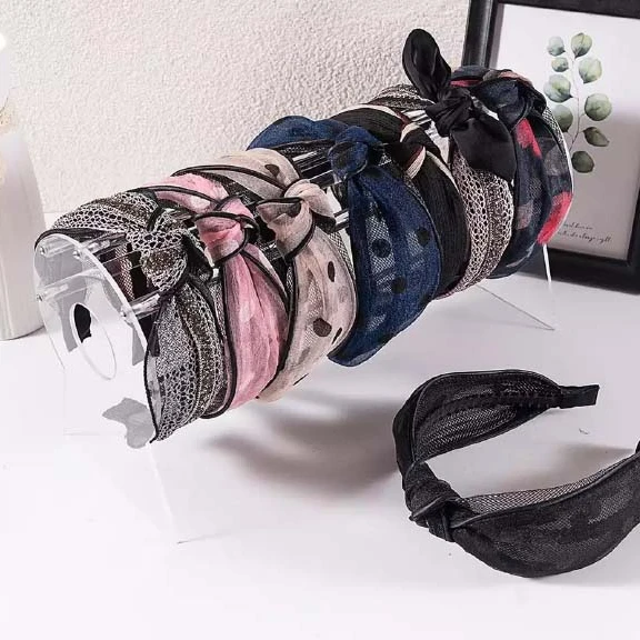 Durable Headband Hair Hoop Transparent Removable Sales Presentation Acrylic Display Stands
