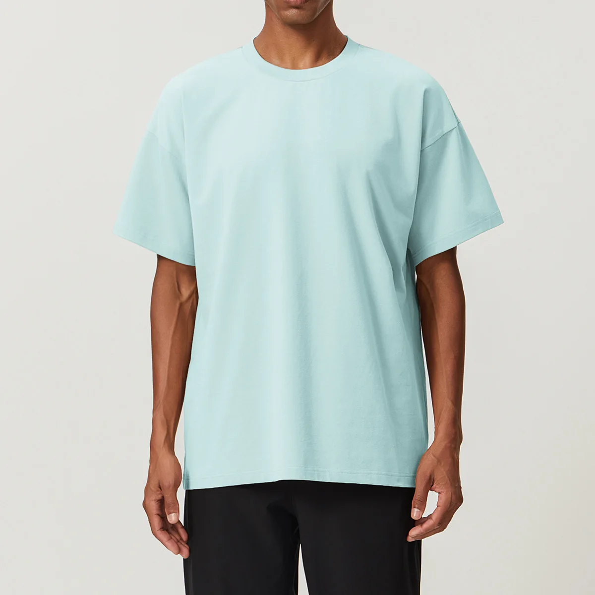 Wholesale Blank Plain t shirt Custom your Logo Printing Cotton Spandex Breathable Short Sleeve tshirt Fitness Mens T Shirts