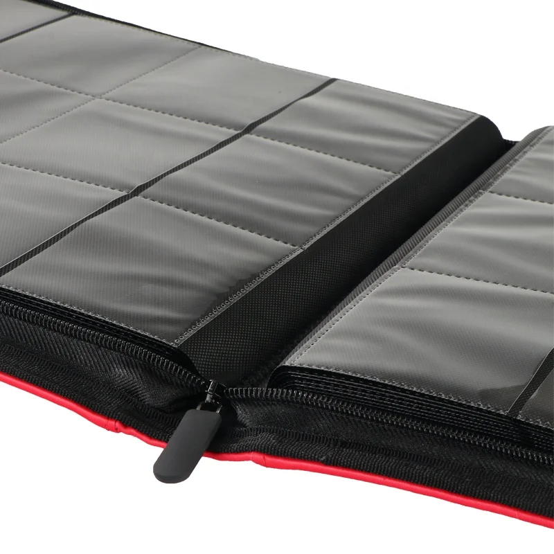 
Zipper Trading Tarot Cards with Book Binder 12 Pocket Leather Album Guangdong Factory PU Leather 9.7*7.2cm High Quality 500 Pcs 