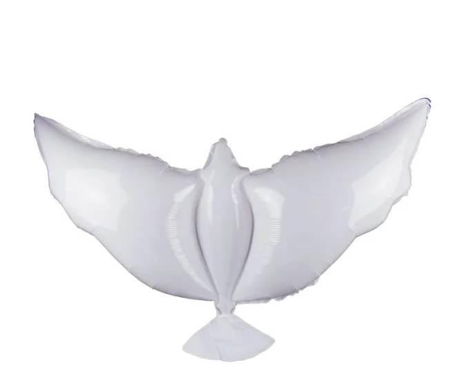 wedding photography decoration balloon large peace white dove PE aluminum foil balloon floating dove balloon