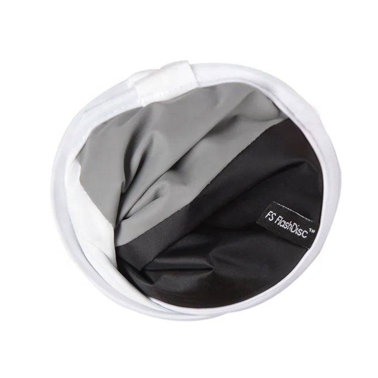 
Photography accessories flat round tricolor universal collapsible flash diffuser light softbox 