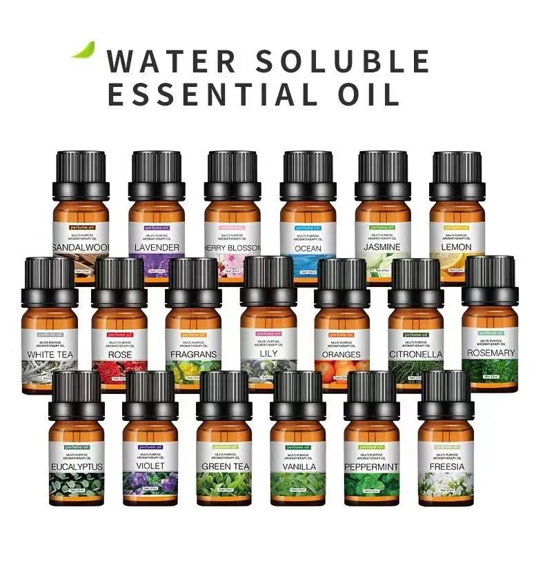 Lavender Essential Oil 10ml For Aromatherapy Aroma Diffuser Humidifier Diffused Stone Jasmine Water-soluble Plant Oil