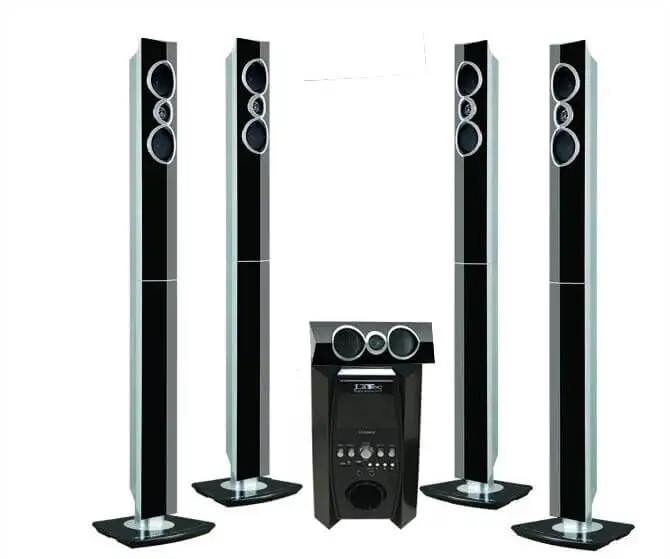 Высококачественный сабвуфер 5 1 ch Surround динамик Система домашнего кинотеатра с синими зубьями звуковые панели