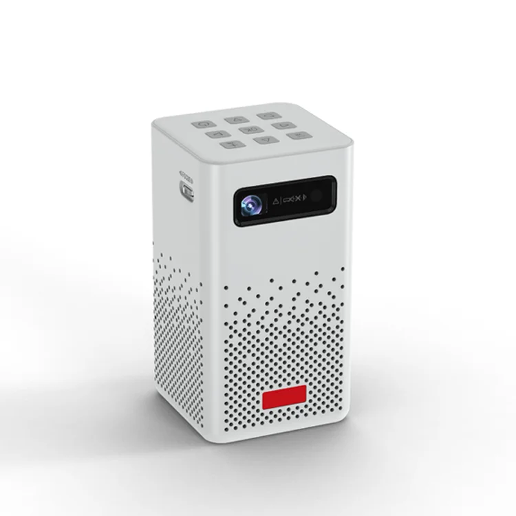 C900 Android 9 Mini Projector 100 Lumen 5.8G WiFi 2G RAM 32G ROM 5200 mAh Battery Home Theater Pocket Portable DLP 4K Projector