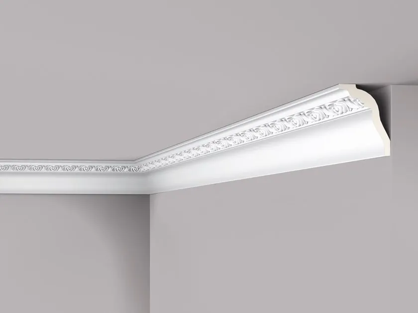 Polyurethane Pop Foam Cornices Frame Moulding False Ceiling Moulding for House Design PU cornice Ceiling decoration line