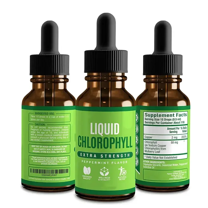 OEM Private Label Chlorophyll Liquid Drops