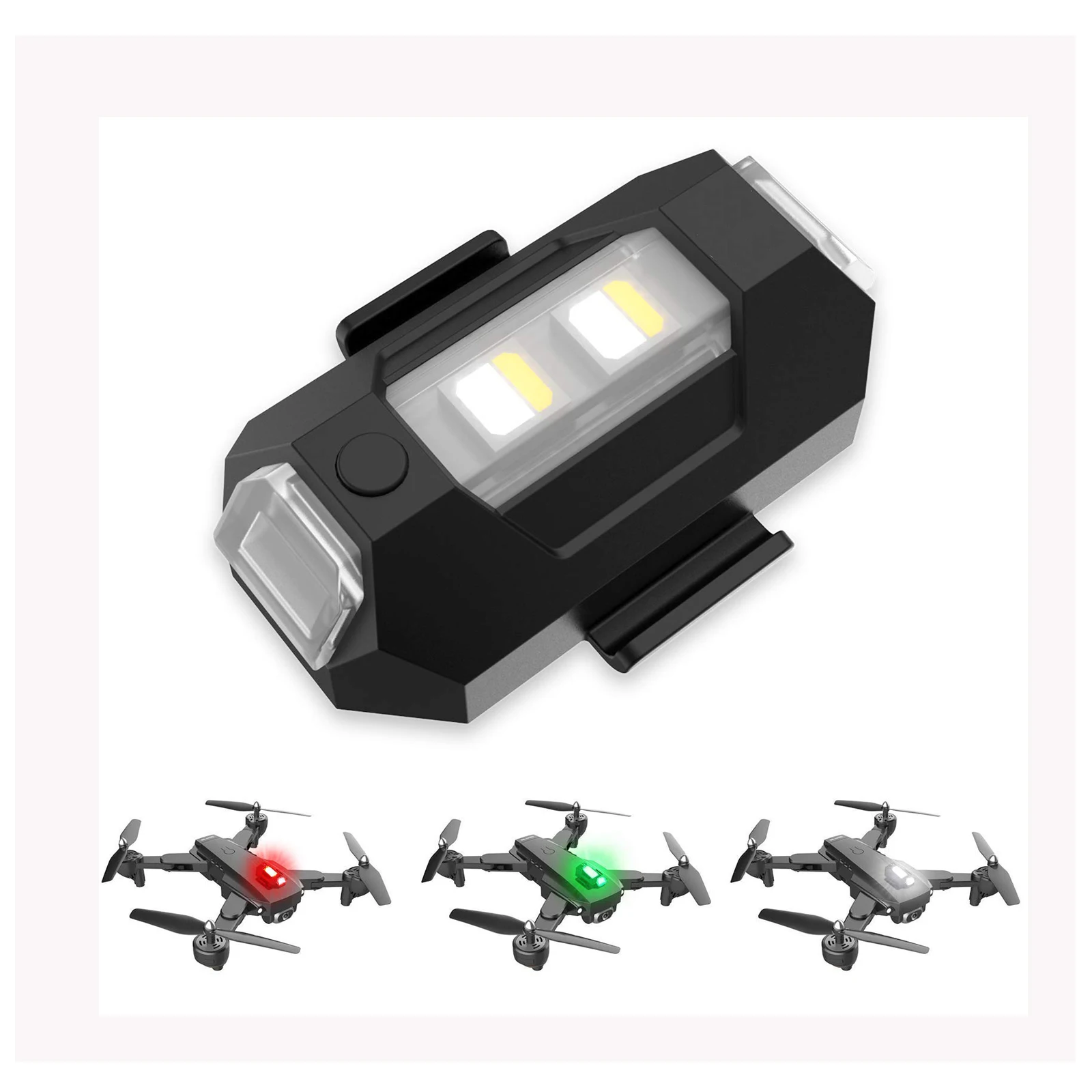 Легкие USB перезаряжаемые стробоскопические огни освещение против столкновений для моторного велосипеда RGB светодиодные БПЛА