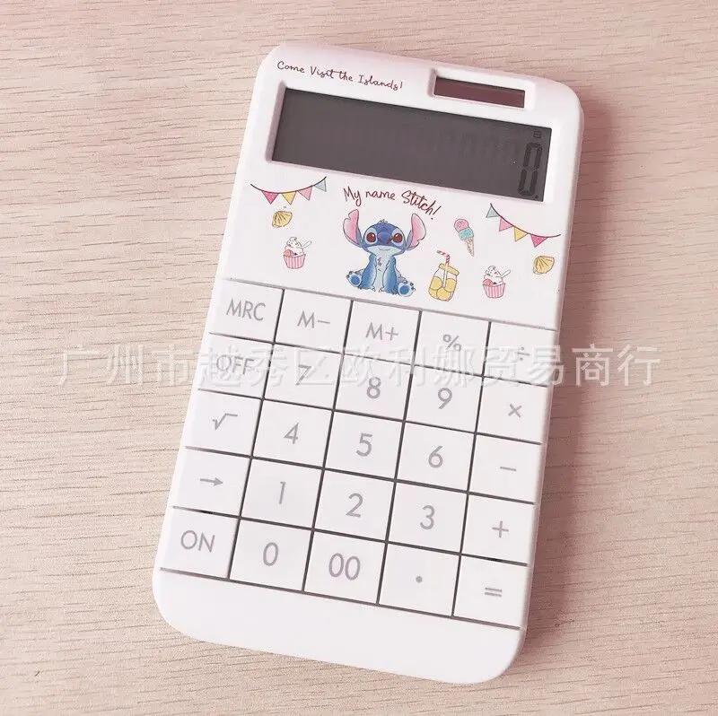 New Cartoon Cute Kuromi Stitch Calculator Student Supplies Lady Kids Gift