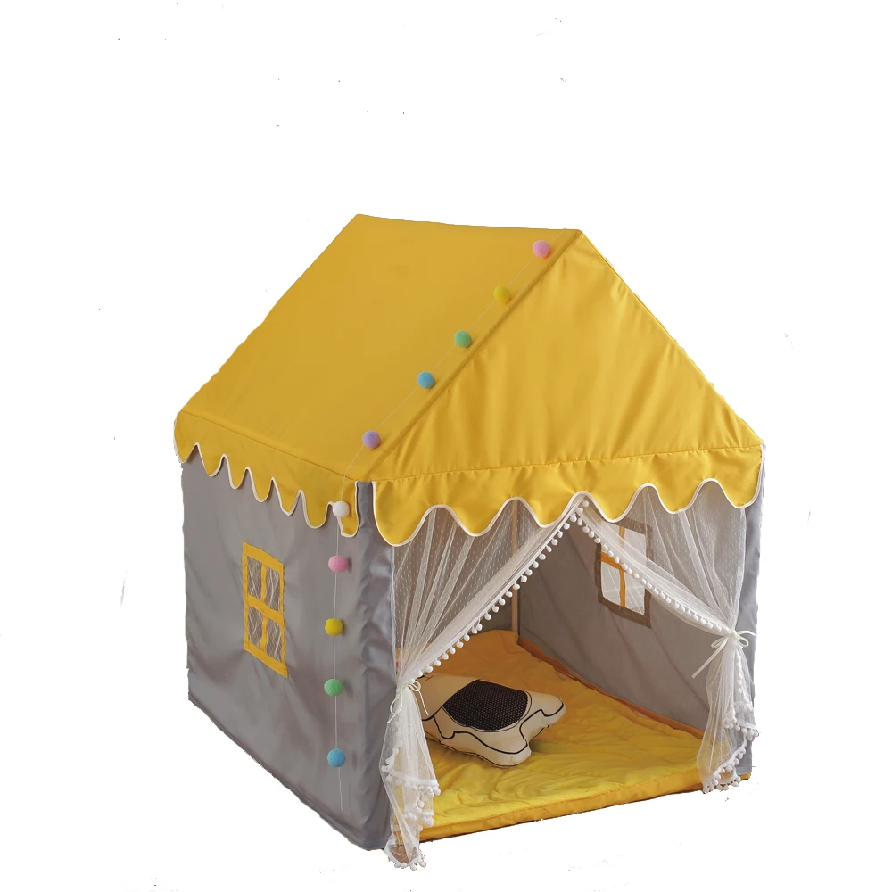 High Quality Classic Kid Toy Tent Nontoxic House Baby Tent Foldable Teepee Tents For Kids
