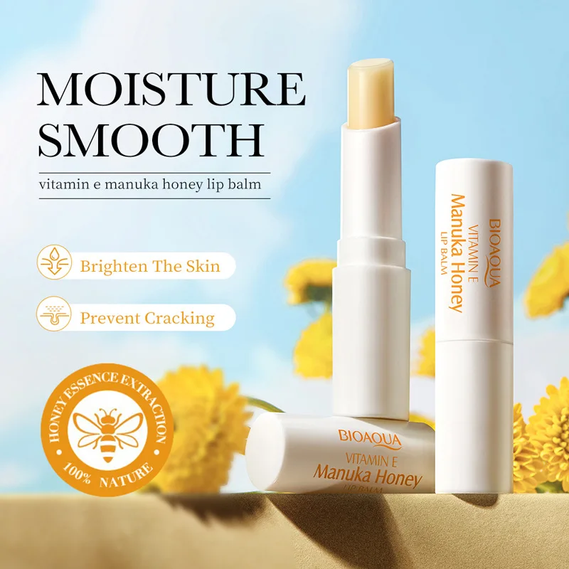 Honey Lip Butter Propolis Lipcerin Hydrating Overnight Manuka Lip Balm & Mask, 12hrs Long-lasting Moisture