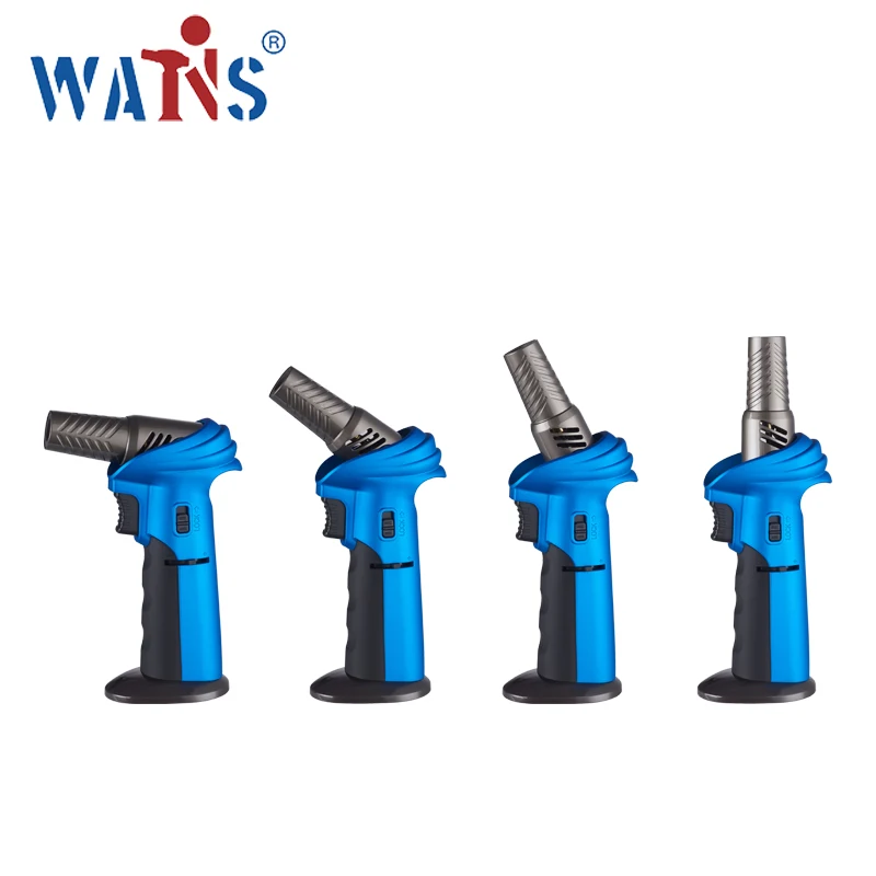 Portable rotating gun head butane gas injection high temperature flashlight Dental flashlight lighter for dentists welding torch