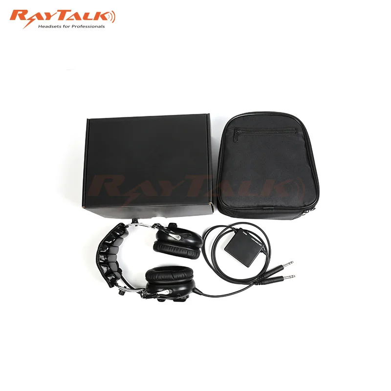 Manufacture direct sales Aircraft noise cancelling headset military aviation headsets with volume switch