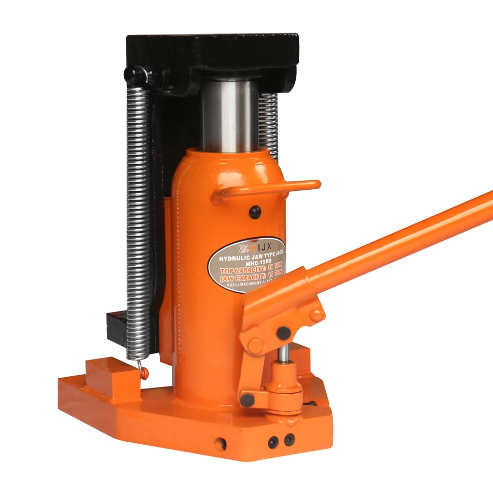 MHC-15RS factory wholesale 30t 15t high strength small hydraulic Toe Claw Jack for machine container cargo lifting and moving