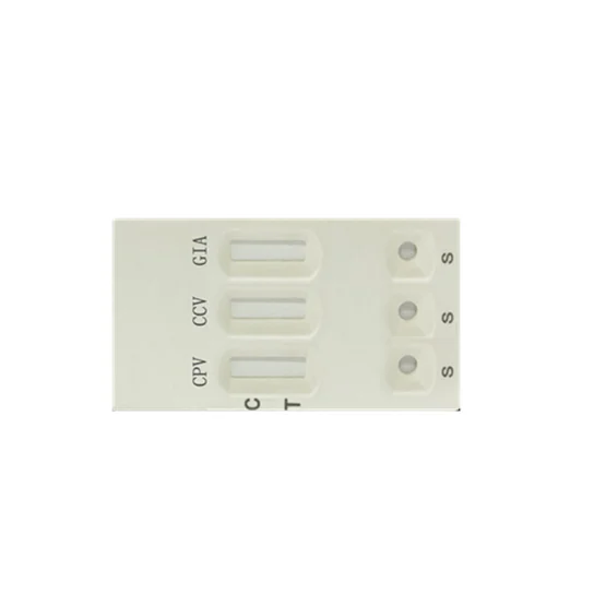 Pet Hospital Giardia Ag Combined Rapid Test CCV/CPV/GIA Testing Rapid Diagnostic Veterinary Test