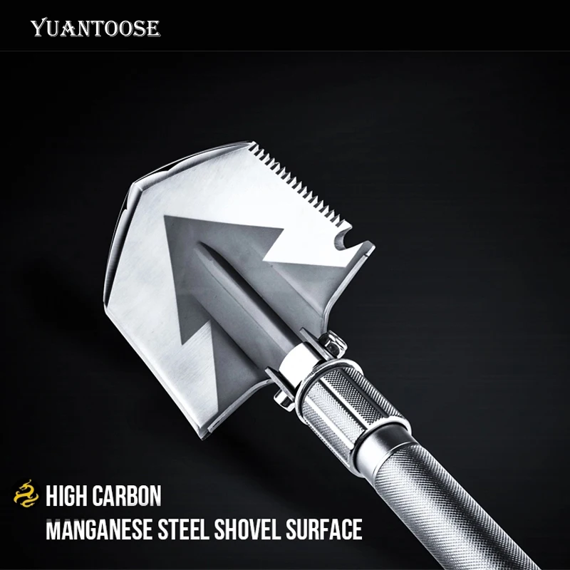 Outdoor Shovel For Hiking, Backpacking Fishing, Tactical Army Surplus Multitool