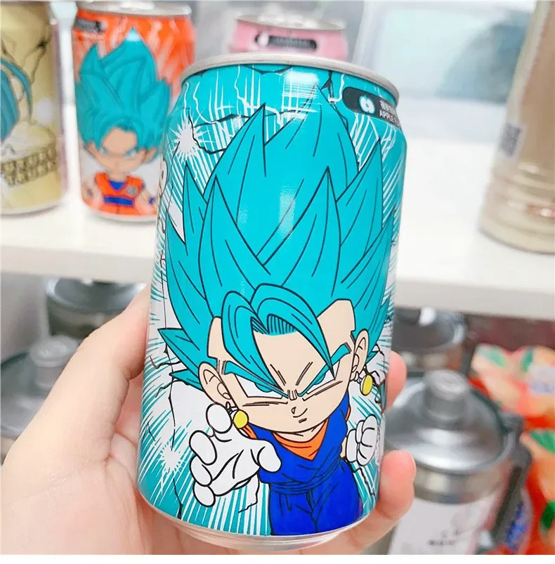 330ml Dragon ball ocean bomb soft Exotic drink Soda Sparkling Water peach Flavor Drinks asian drink