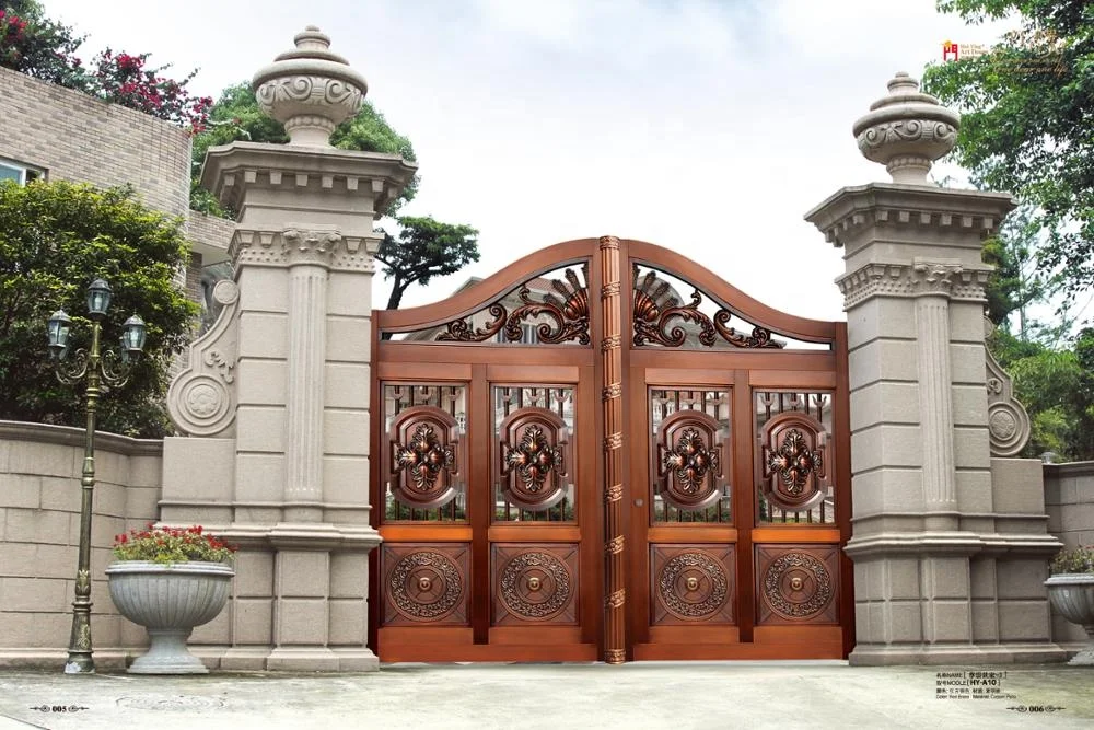 Luxury type copper fence gate /main gate colour