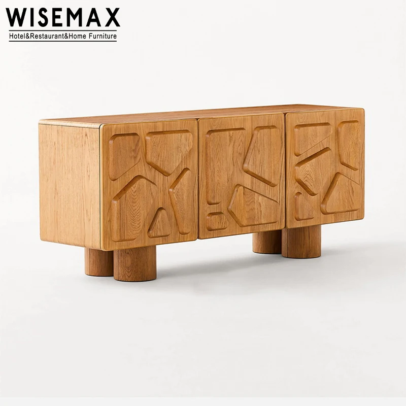 WISEMAX мебель роскошный деревянный кухонный шкаф для дома и спальни шкафы из массива дерева хранения с ящиками отеля