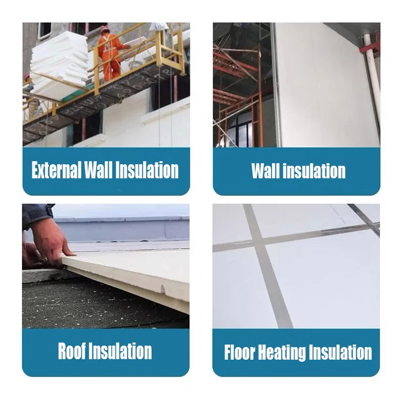 Styrofoam polystyrene foam sheet EPS block soundproof insulation panel EPS foam board