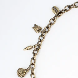 Новая индивидуальная оптовая продажа, модная цепочка в пляжном стиле, морская Морская ракушка, биологическая подвеска, цепочка на талию