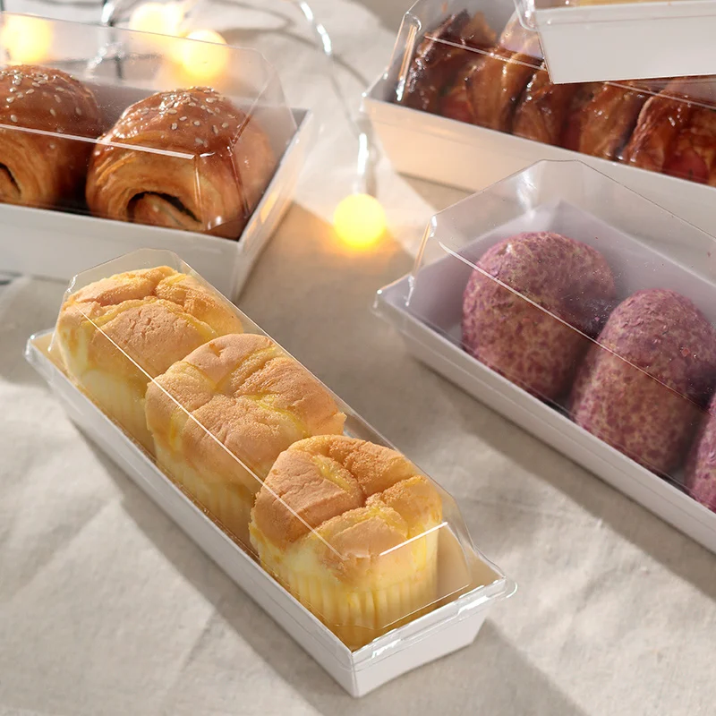 Pastry desserts plastic tiramisu dessert cake plastic packaging box