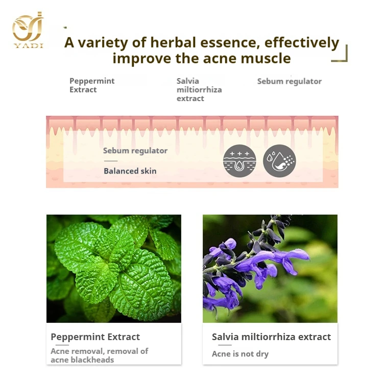 China maker wholesale products Repair anti-acne set lady facial cream hyaluronic acid Phellodendron
