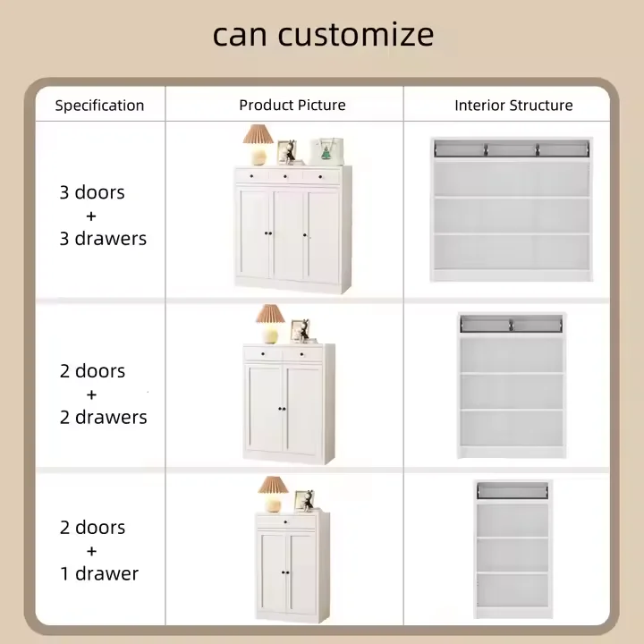 Modern Embossed Steel Cabinet for Home Storage, Multi-purpose Metal Wardrobe for Clothes and Essentials