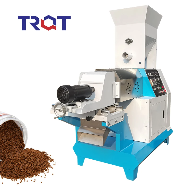 Dry Pet Cat Dog Food Fish Feed Extruder Equipment Plant Animal Pet Dog Food Pellet Production Line Machine