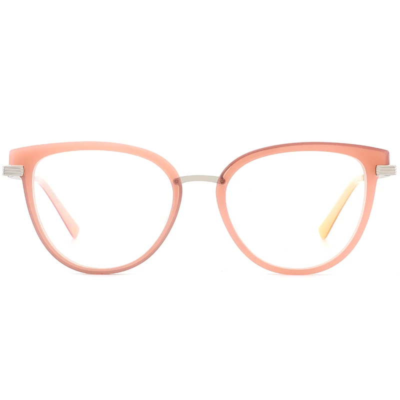 Hand made Italy Mazzucchelli Blue Light Glasses Acetate metal Optical Frames Pink eyeglasses frames blue light blocking glasses