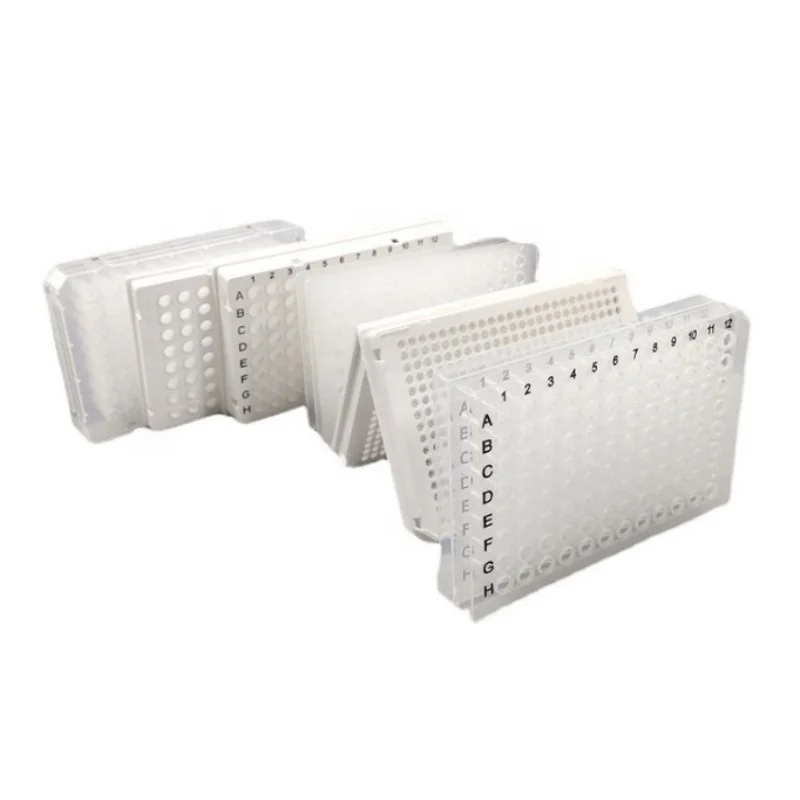 Заводская поставка, 0,2 мкл/мл, прозрачная полуоблицовочная пластина ПЦР 96 скважин