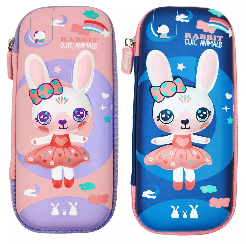 Multifunctional Stationery Box Pencil Case Custom Primary School Students 3D Cartoon Pencil Case