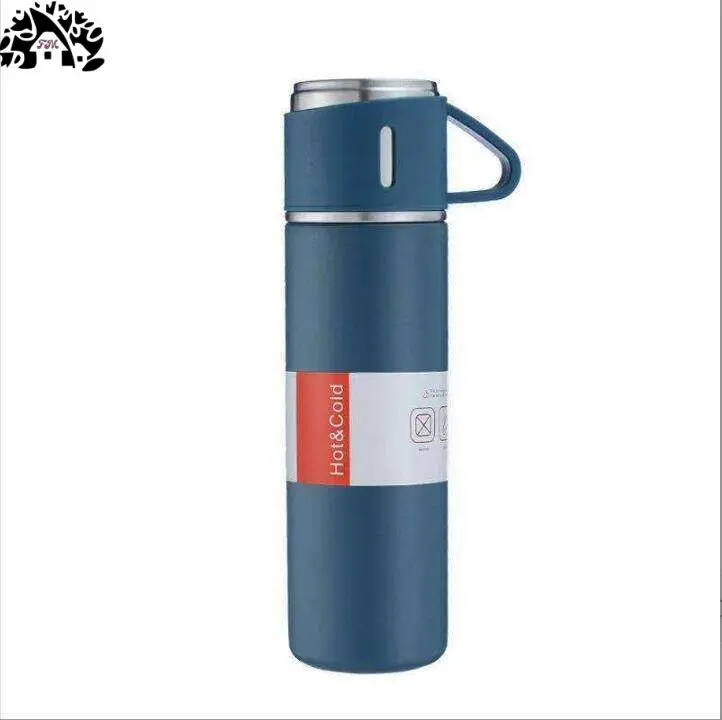 Vacuum cup custom logo packaging 17oz Outdoor travel sports thermos stainless steel vacuum flask thermos