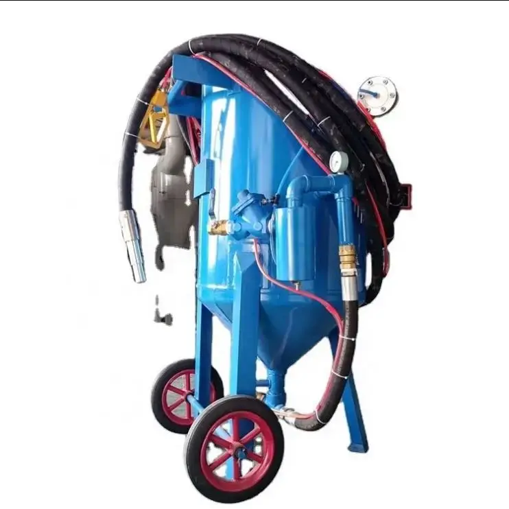 Factory direct sales Rim sandblasting machine Dry/wet/water sand blaster dustless vapor sand blasting cabinet