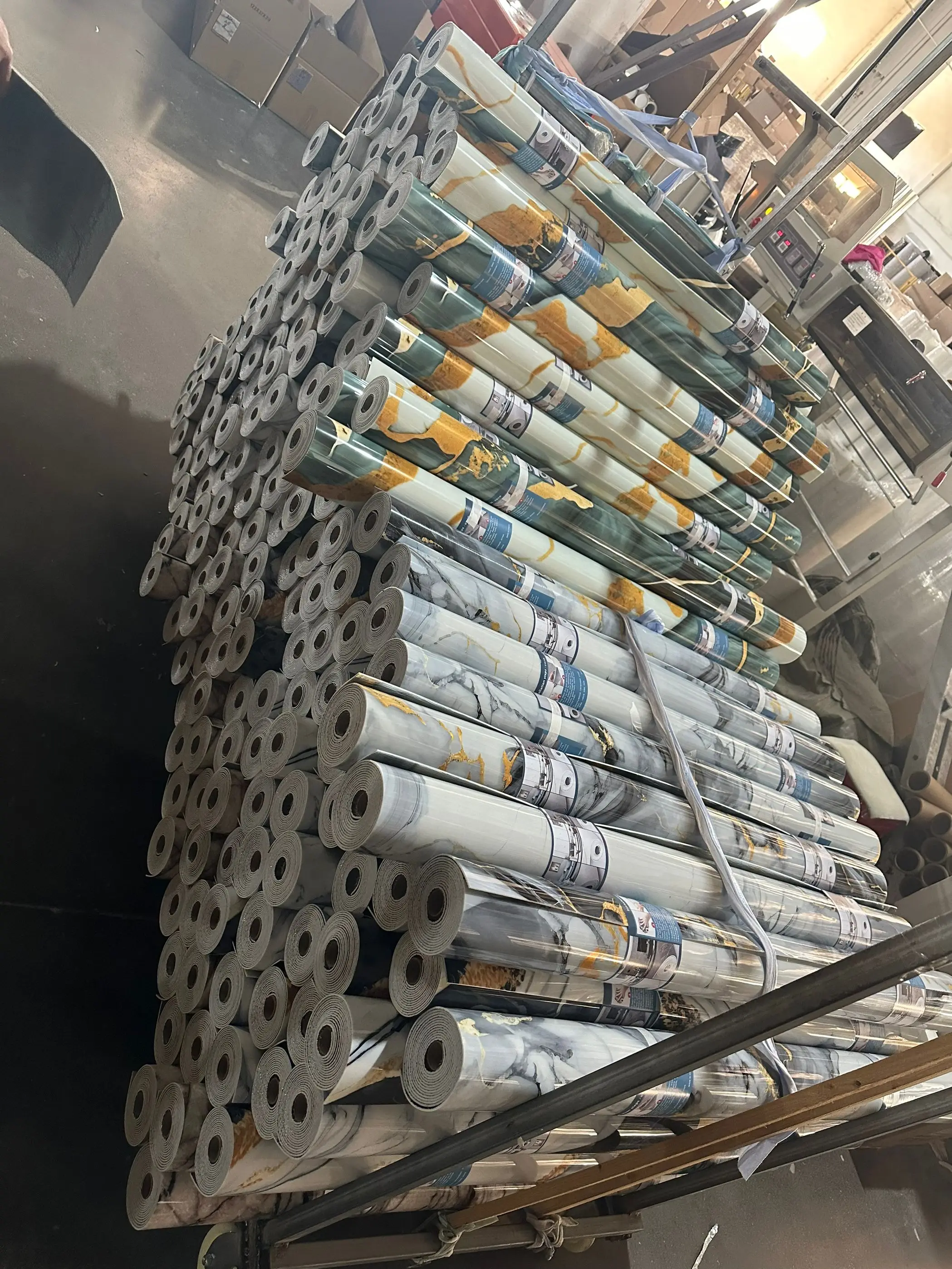 Waterproof Wall Paper for Kitchen and Bathroom Manufacturer Wholesale Luxury Wallpaper Rolls Peel Stick Nature Self Adhesive