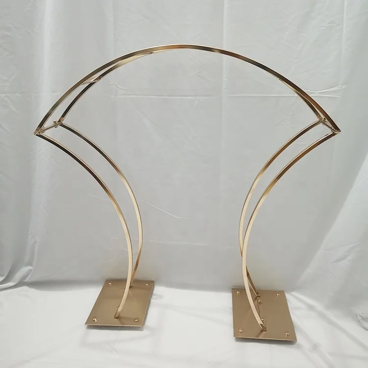 
gold metal wedding centerpiece for decoration 