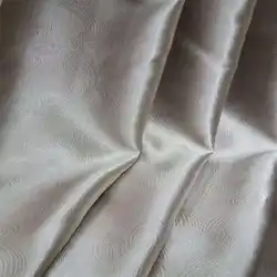 Wholesale New Design Linen Textured Thermal Insulated Grommet Woven Blackout Embossed Fabric Curtain Panels For Home