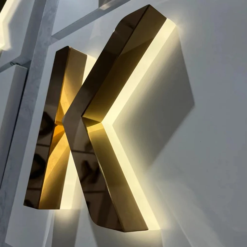 Manufacture Factory Direct Sale Led Frontlit Sign Commercial Acrylic Led Light Letters Sign 3D Led Illuminated Sign