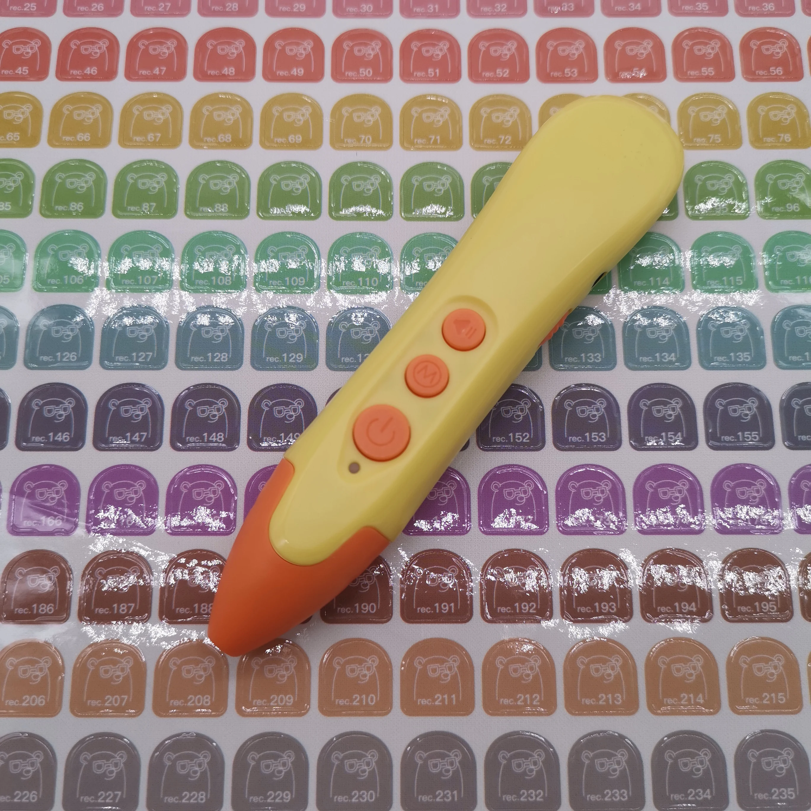 New children books learning sound audio pen with voice recording stickers any book reader kids speaking teaching reading toy