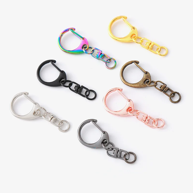Xinxing Creative Multi-color Zinc Alloy Small C-shaped Toy Buckle With High-quality Wholesale Metal Keychain Accessories