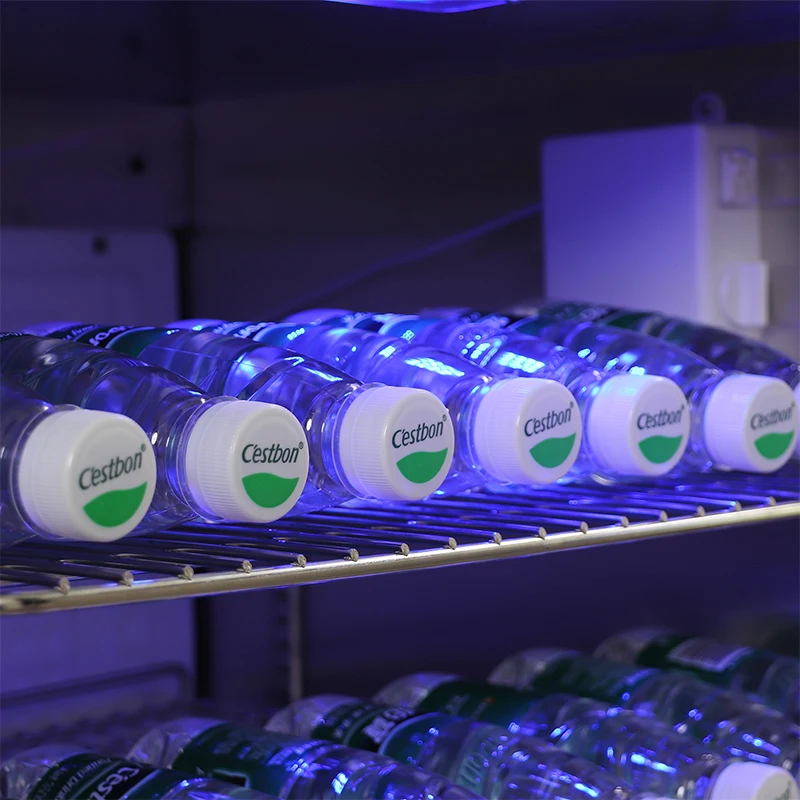 Sunnai OEM Glass Door Storage Can Cold Beverage Cooler Fridge For Home