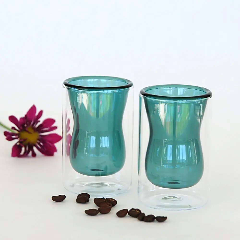 Special Design double wall glass japanese beer double wall coffee glass cup