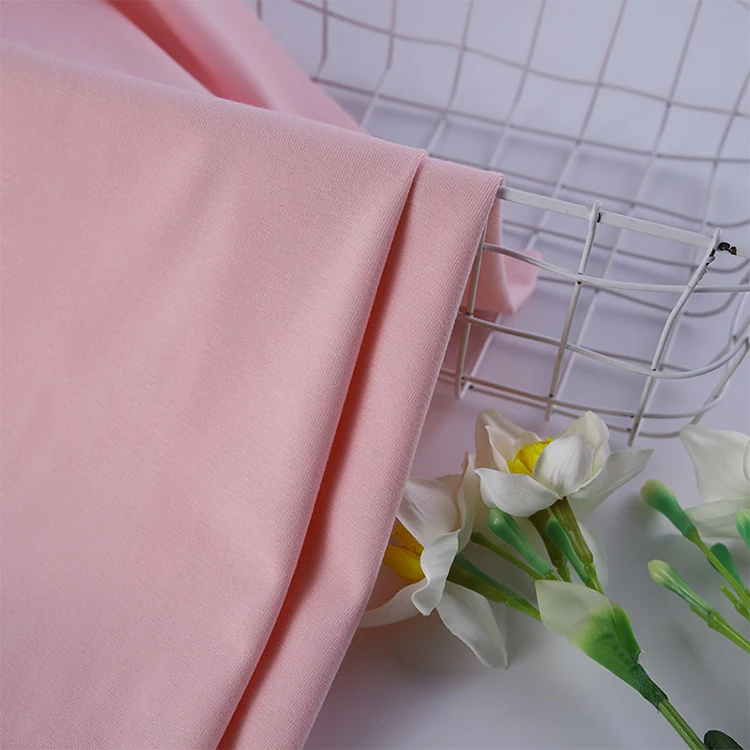 new trends 68% bamboo 27% cotton 5% spandex blend 32S 320g 1*1 ribbed fabric for garment
