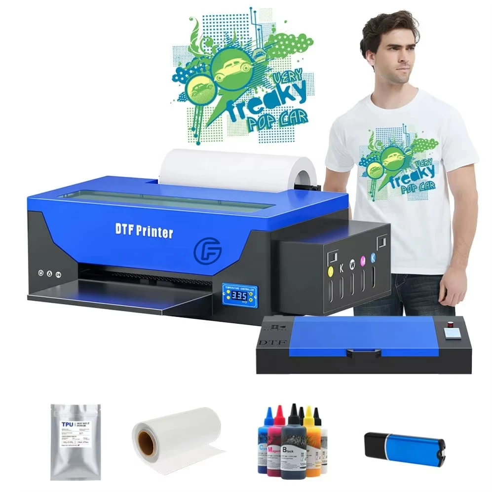 Wholesale Factory Direct Supply DTF Printer Epson A3 With DTF Ink Powder PET 30cm A3 A4 R1390 L1800 DTF Printer