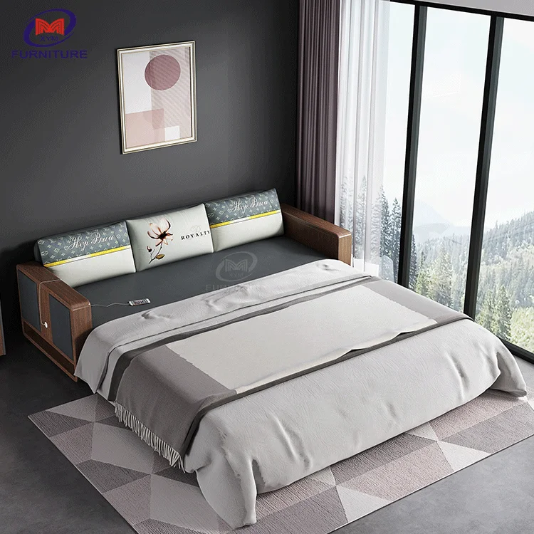 Luxury Classic Living Room Furniture Fabric Cover Folding sofa bed