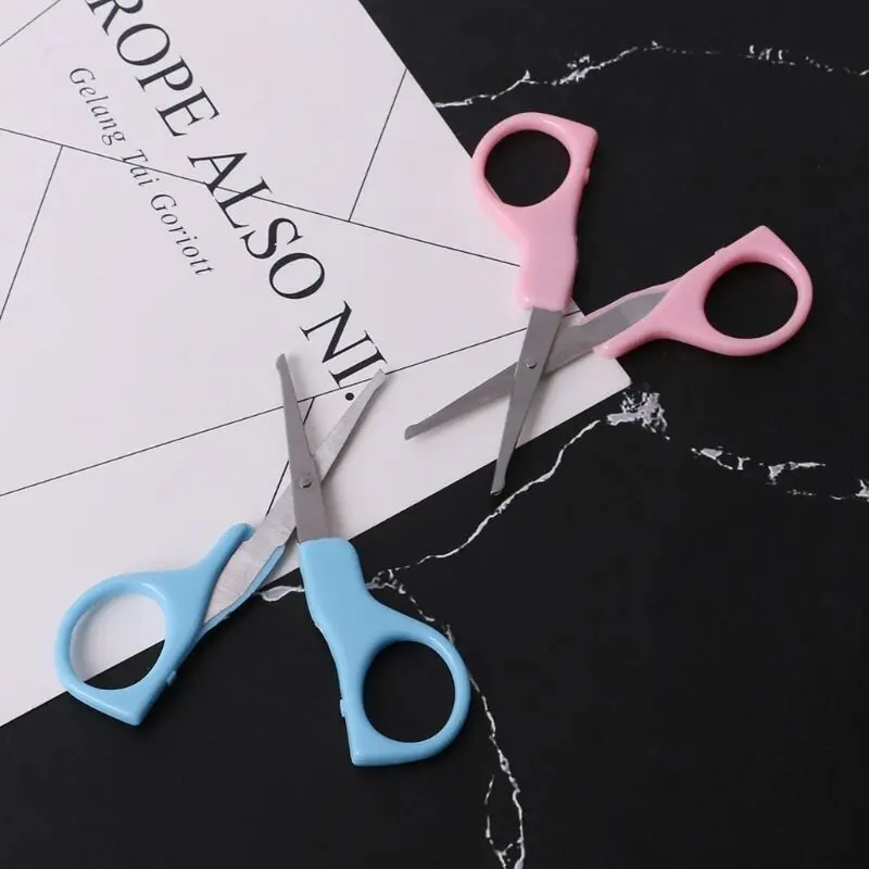 Factory Wholesale Baby Nail Beauty Care Newborn Safety Stainless Steel Random Color Printing Scissors