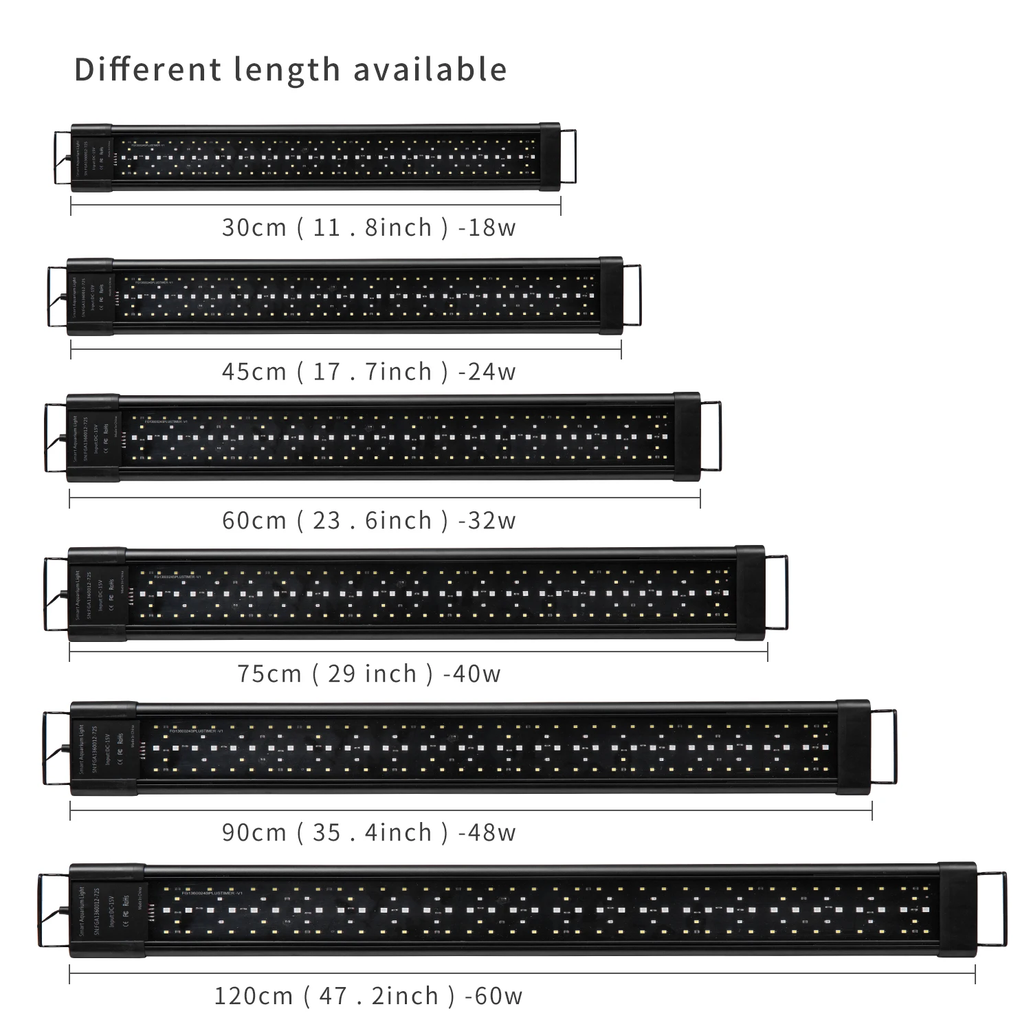 New Easy to Use Smart Aquarium Accessories Lighting Lamp Lights Led Custom Intelligent Aquariums for Fish Tank