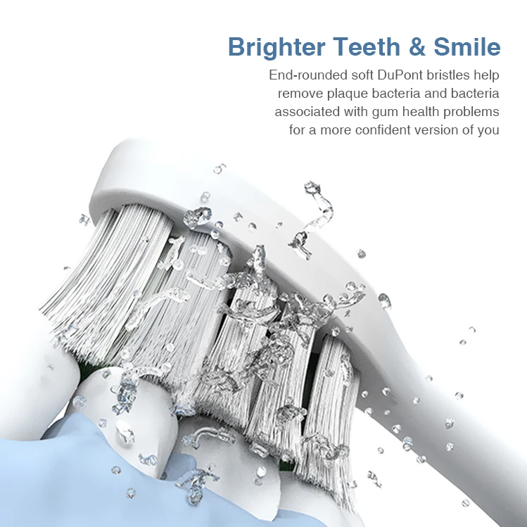 Custom Best Adult Sonic Electric Toothbrush Oral Care Slim Rechargeable Sonic Tooth Brush IPX7 OEM ODM Manufacturer ADA Accepted