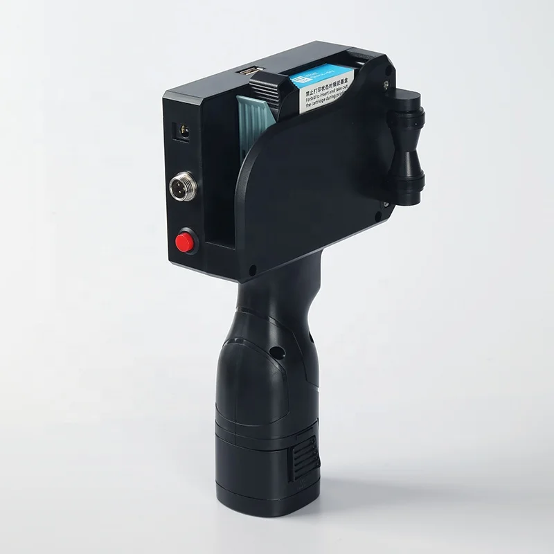 Kelier handheld logo expiry date coding inkjet printer for Carton plastic metal